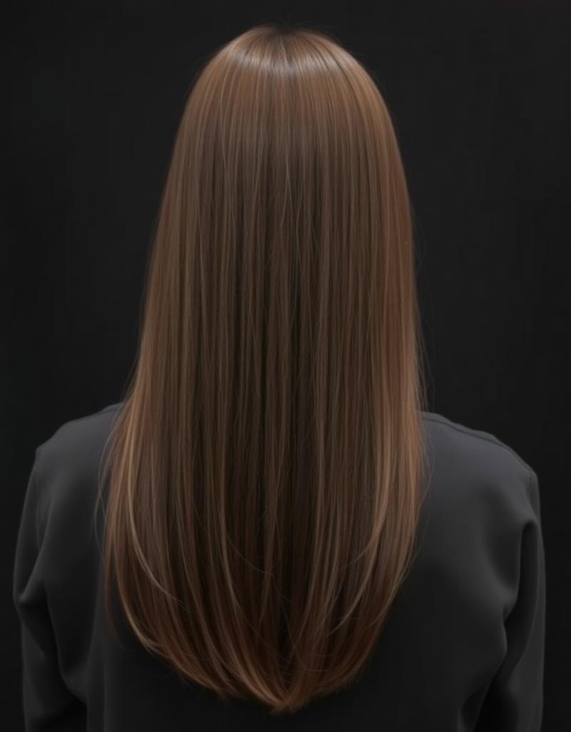 Antes — Castanho natural para louro platinado